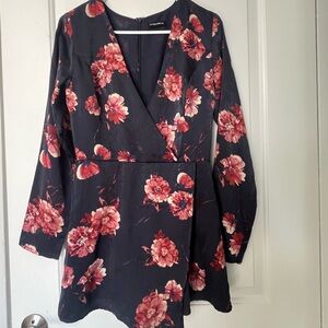 Floral Long Sleeve Romper